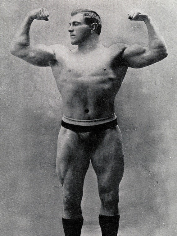 Photo page from 1924 Book Features George Hackenschmidt