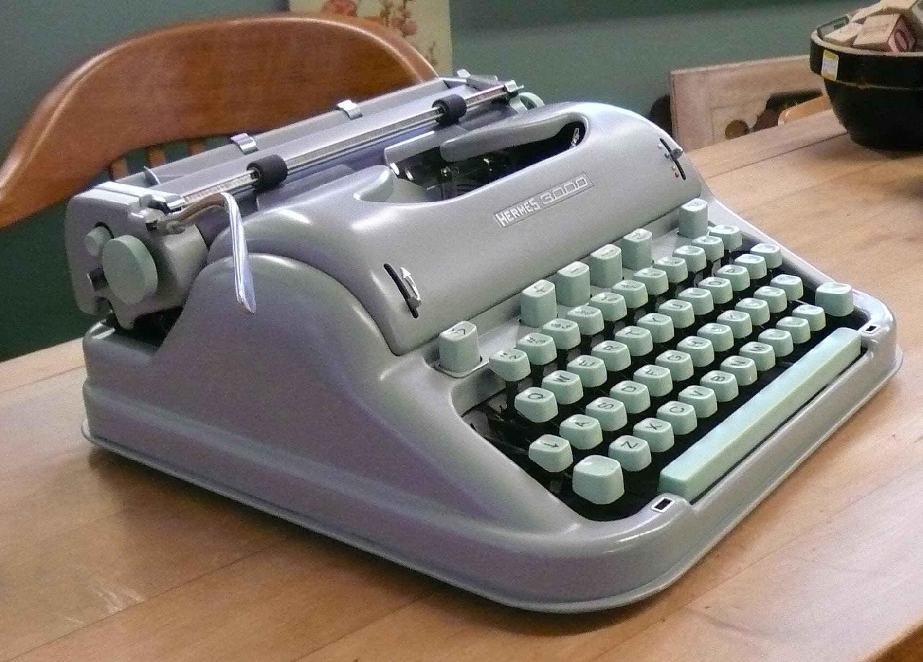 RESERVED 1962 HERMES 3000 Typewriter with Fitted by SnippetsofTime