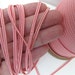 12 yards (11 meters) SOUTACHE passementerie braid. DEEP salmon PINK. 1/8 inch (3mm) wide. 556-154