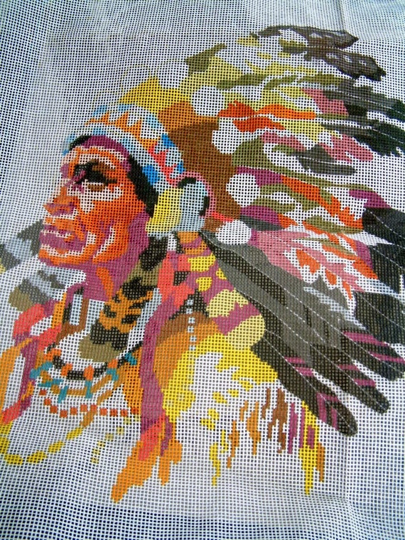 Native American Needlepoint Canvas
