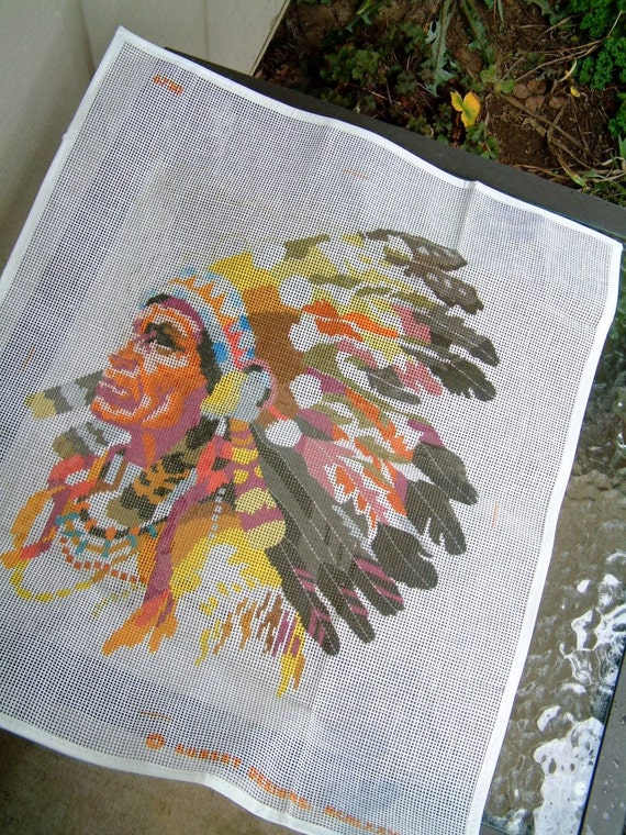 Native American Needlepoint Canvas
