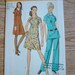 Vintage 1960's Mod Dress Pattern Women's Size 12 Vintage Tunic Vintage Pants Pattern Retro Simplicity