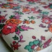 Vintage Floral Poly Blend Fabric