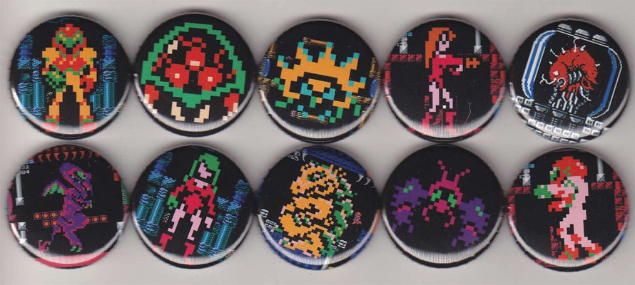 10 Metroid Buttons By Pindependent On Etsy 8152