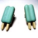 Mint Ice Cream Popsicle Studs - Hypoallergenic post earrings - Kawaii Lolita Fairy Kei