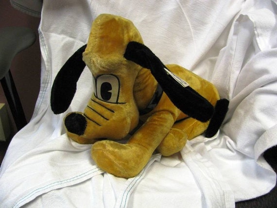 vintage pluto stuffed animal