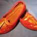 Halloween Genie Shoes, Child size 5 1950's Princess Arabian style vintage Children retro costume hand made Arab fashion Egypt design