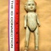 Antique Toy Doll 1930's Vintage Bisque Doll, Jointed, Blonde Hair, collectible Blonde Girl classic 30's relic unique retro dolls toys 80H