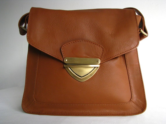 cross body brown leather purse