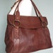 New Large Brown Leather Tote Shopper Shoulder Handbag Bag Purse HB019