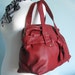 Beautiful Red Soft Leather Tote Shopper Shoulder Bag Purse Ref 3057 - SALE