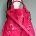 Hot Pink Leather Tote ONLY ONE