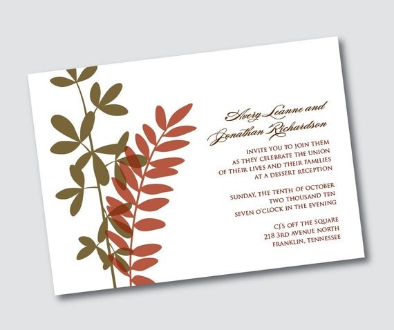 Items similar to Wedding Invitation Avery - Sample Available on Etsy