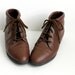 Vintage Brown Leather Boots / Ankle Boots