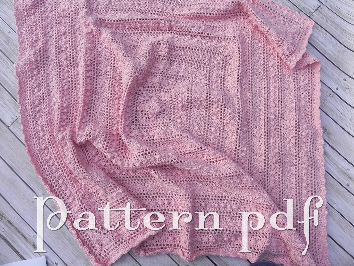 crochet pattern how lace to Crochet Lace baby blanket Baby Pattern Blanket pattern