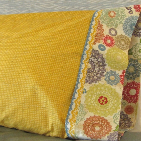 pdf pillowcase sewing pattern also included doll size pillow