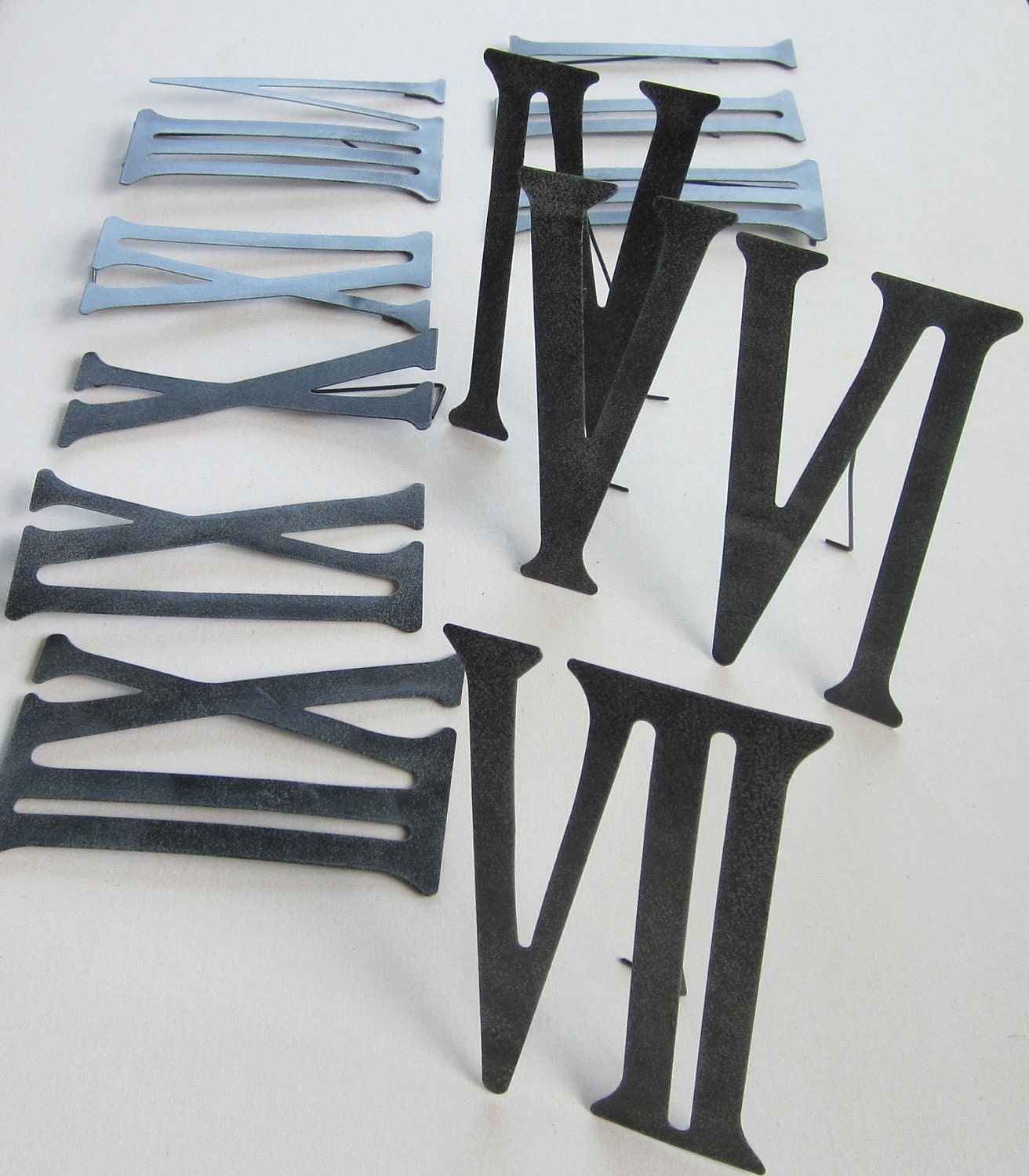 Roman Numerals Metal Numbers 1 to 12