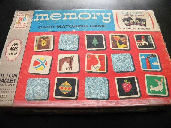 Vintage Memory Game from 1968