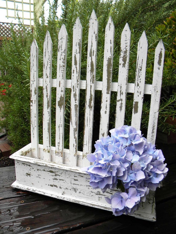 Vintage Picket Fence Planter