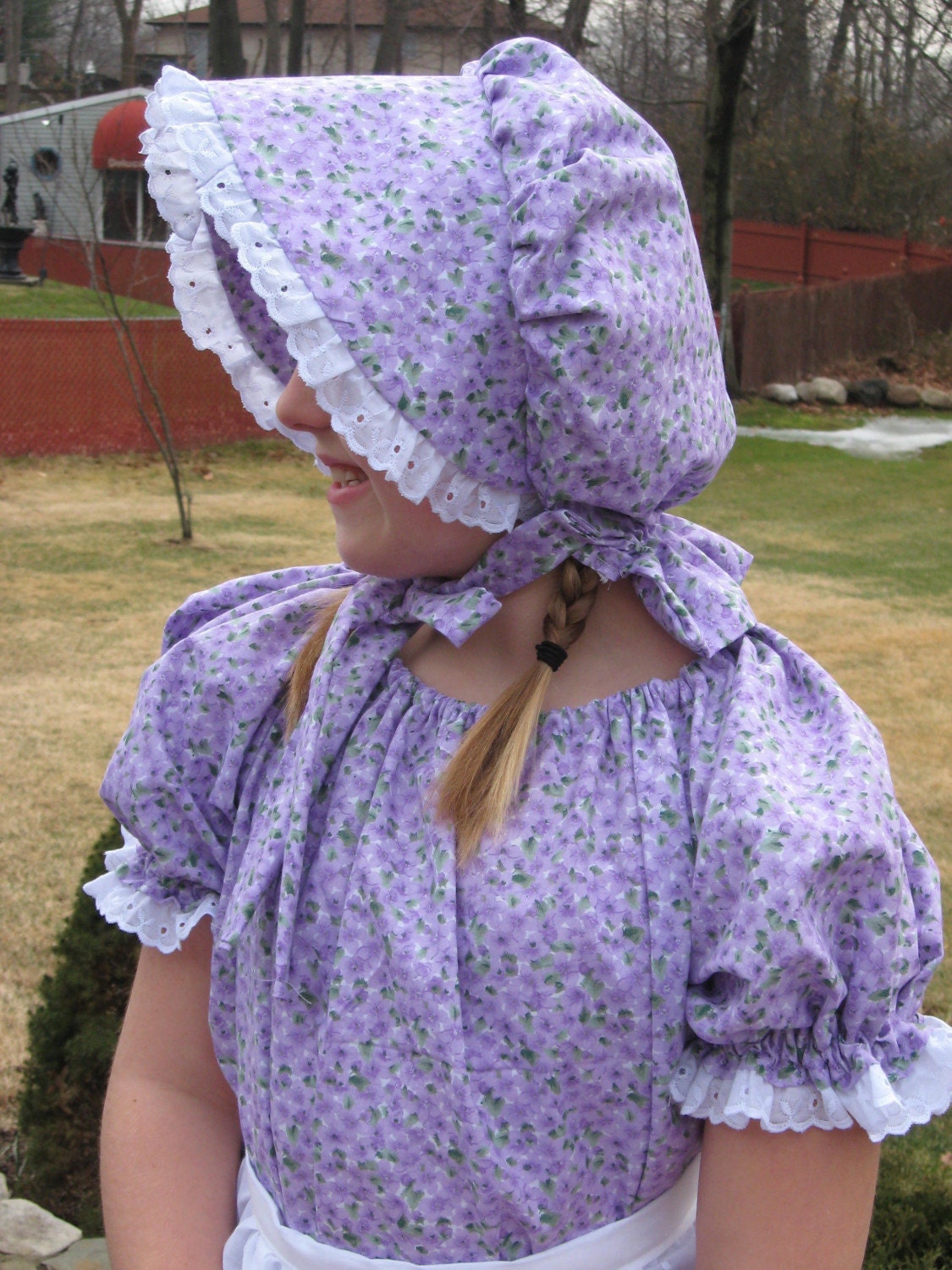 Prairie Pioneer Colonial Girl dress costume Civil War