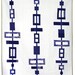 Listing for Bayley Smith- Graphic Modern Quilt - Blue Totem