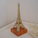 vintage eiffel tower souvenir de paris, made in france.