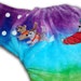 Sled Dogs - Medium Organic Bamboo Velour BedBug Plus Night Time Cloth Diaper