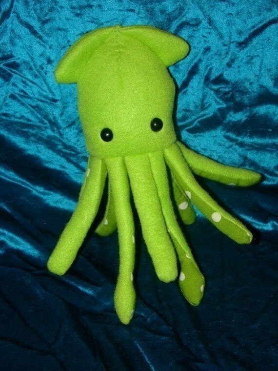 giant squid plush pattern