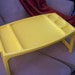 Vintage Bright Yellow Mod Breakfast in Bed TV Lap Tray
