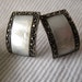 Vintage Mother of Pearl and Marcasite Earrings
