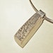 Prcecious metal clay box pendant