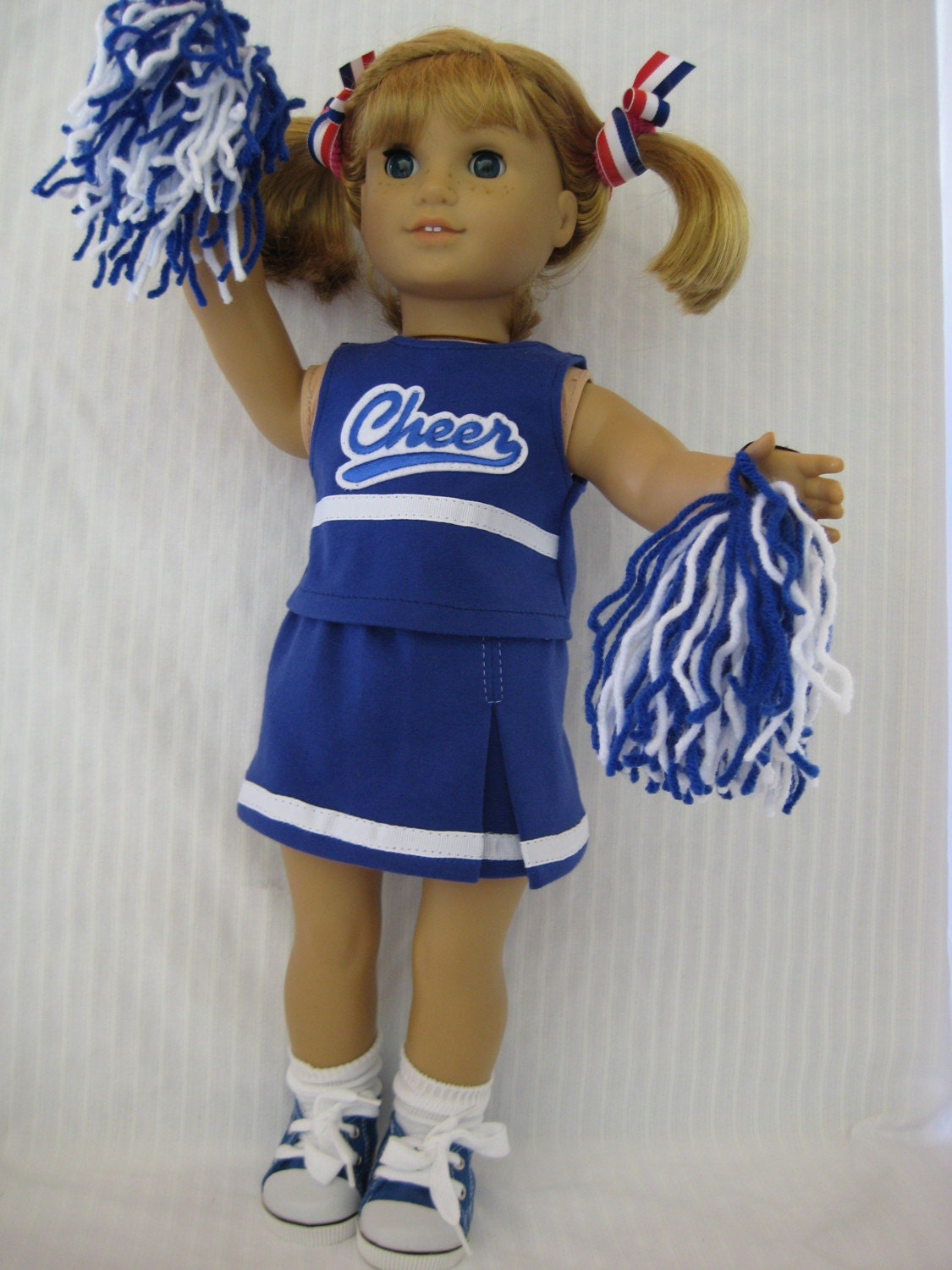 Cheerleading Uniform Including Shoes Fits American Girl 18