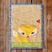 Lil' Fox 8 x 10 Quilt block Pattern