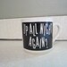 Vintage IMB All Nighter Figheter Personal System 2 Model 25 Collegiate Coffee or Tea Mug Cup Souvenir