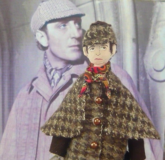 holmes deductive sherlock like reasoning Sherlock Art Holmes Doll Miniature