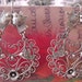 SALE Frida style earrings Filigree with Lovebirds, ondita design and flowers