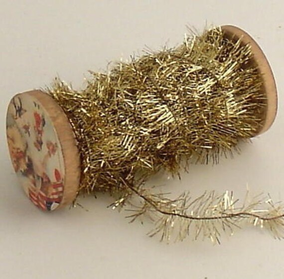 ultra light vintage style tinsel garland gold christmas ultra light vintage style tinsel garland gold christmas
