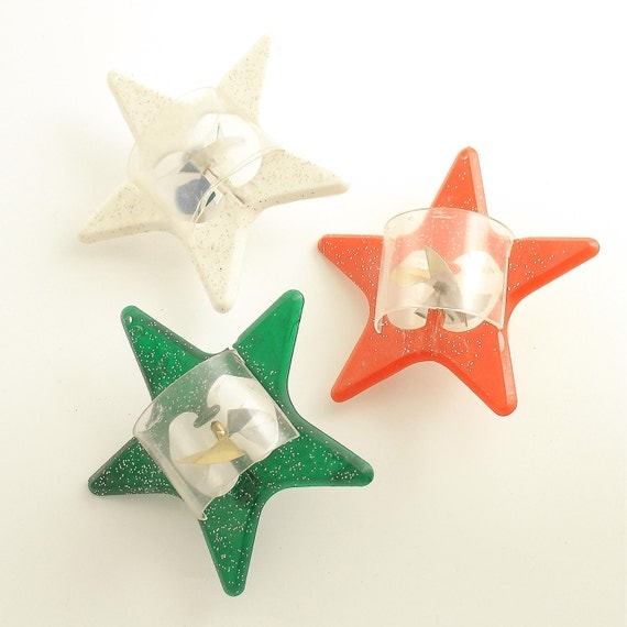 3 vintage christmas ornaments twirlers twinklers spinners 3 vintage christmas ornaments twirlers twinklers spinners