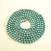 Vintage Glass Bead Garland Christmas Aqua