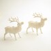 Vintage Christmas Ornaments Reindeer