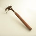 Vintage Garden Cultivator Long Wood Handle
