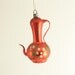Vintage Glass Christmas Ornament Coffee Pot