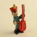 Vintage Christmas Wood Band Bass Fiddle Player Decoration Musician