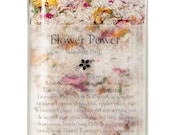 Flower Power Organic Bath Salts - Feminine Wellness Bath  Infused with Reiki - Vegan and Fabulous - Bathe in Flowers 15.5 oz
