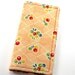 Fabric Checkbook Cover, Checkbook Wallet, Women's Wallet, orange retro print, red white polka dots