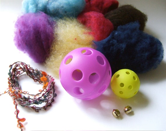 Items similar to Felted Cat Toys Kit. Easiest Method, Lasting Fun. on Etsy