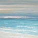 Beach ocean painting art print, seascape painting print, tropical art by Francine Bradette-FREE S&H