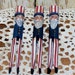 Uncle Sam Patriotic Americana Bowl Filler Primitive Folk Art Clothespin OFG team