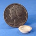 IGMA Fellow Bill Helmer Lathe Turned Micro Mini Quarter Inch Scale Elephant & Mammoth Ivory Bowl - FREE Shipping