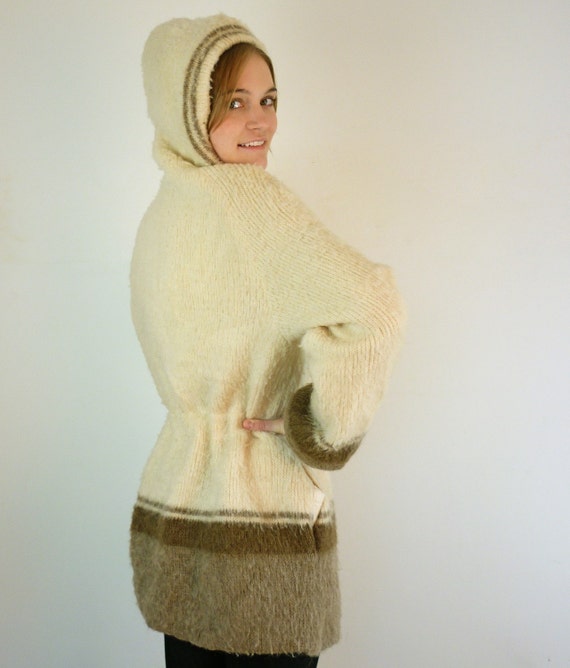 Hooded Icelandic Wool Coat